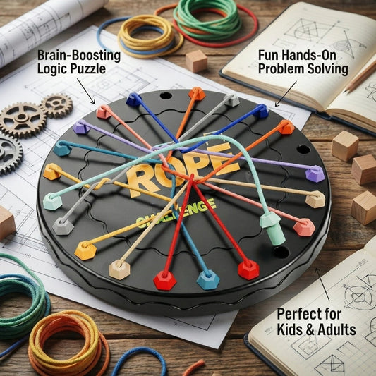 Brain Teasing Rope Puzzle Game