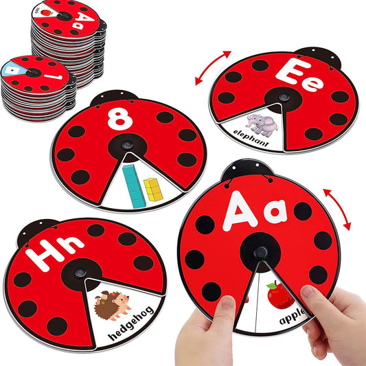 SpinLearn™ – Montessori Rotating Flash Card Learning Toy (Ages 2–5)