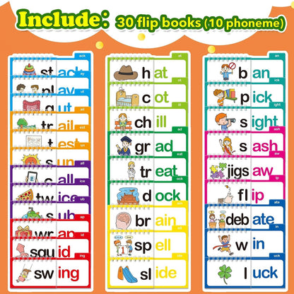 Fun Phonics 30-Flip Books