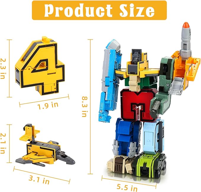BrainBots™ – 20pcs Number Transformers Set