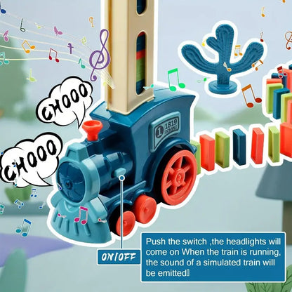 Kids's Domino Train Toy Set