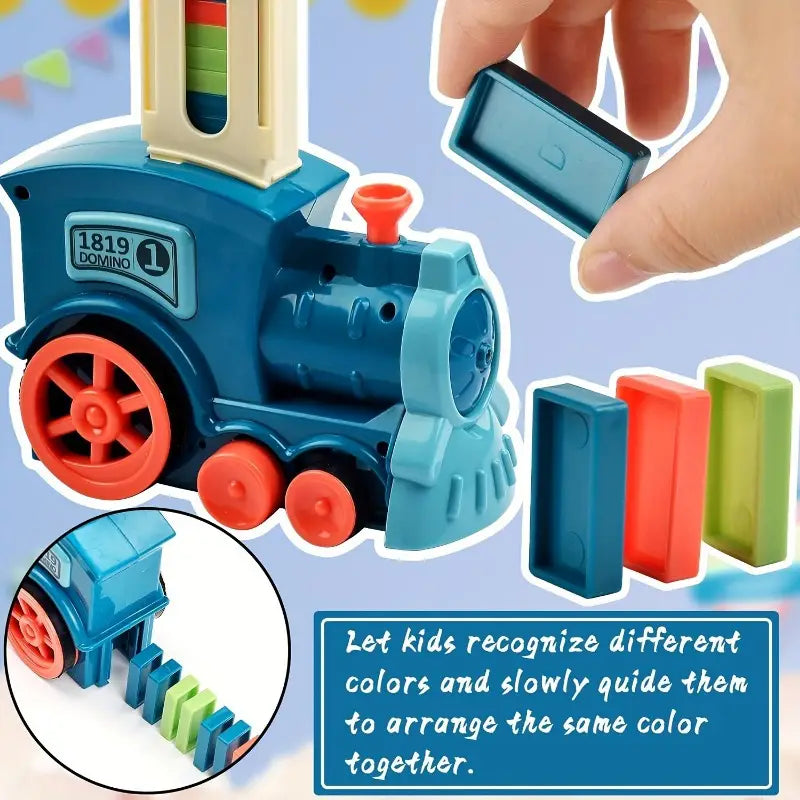Kids's Domino Train Toy Set